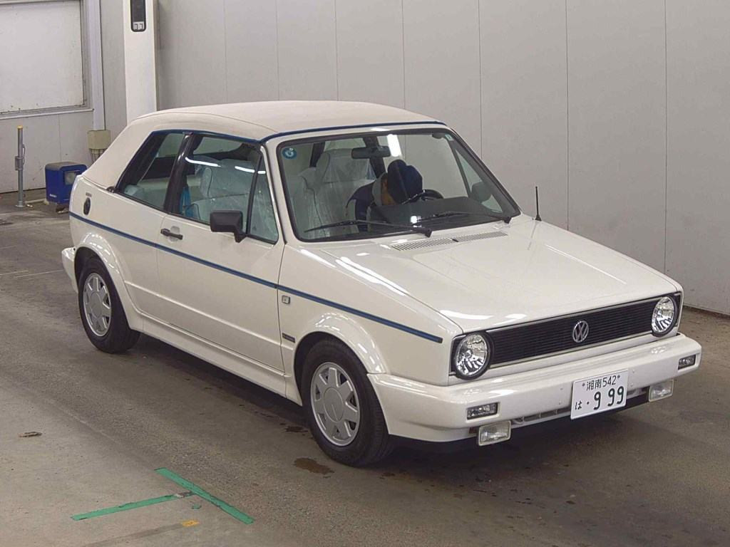 Volkswagen Golf Cabrio 1991 z aukcji japońskiej