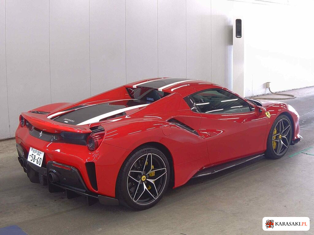 Ferrari 488 Pista 2020 z aukcji japońskiej