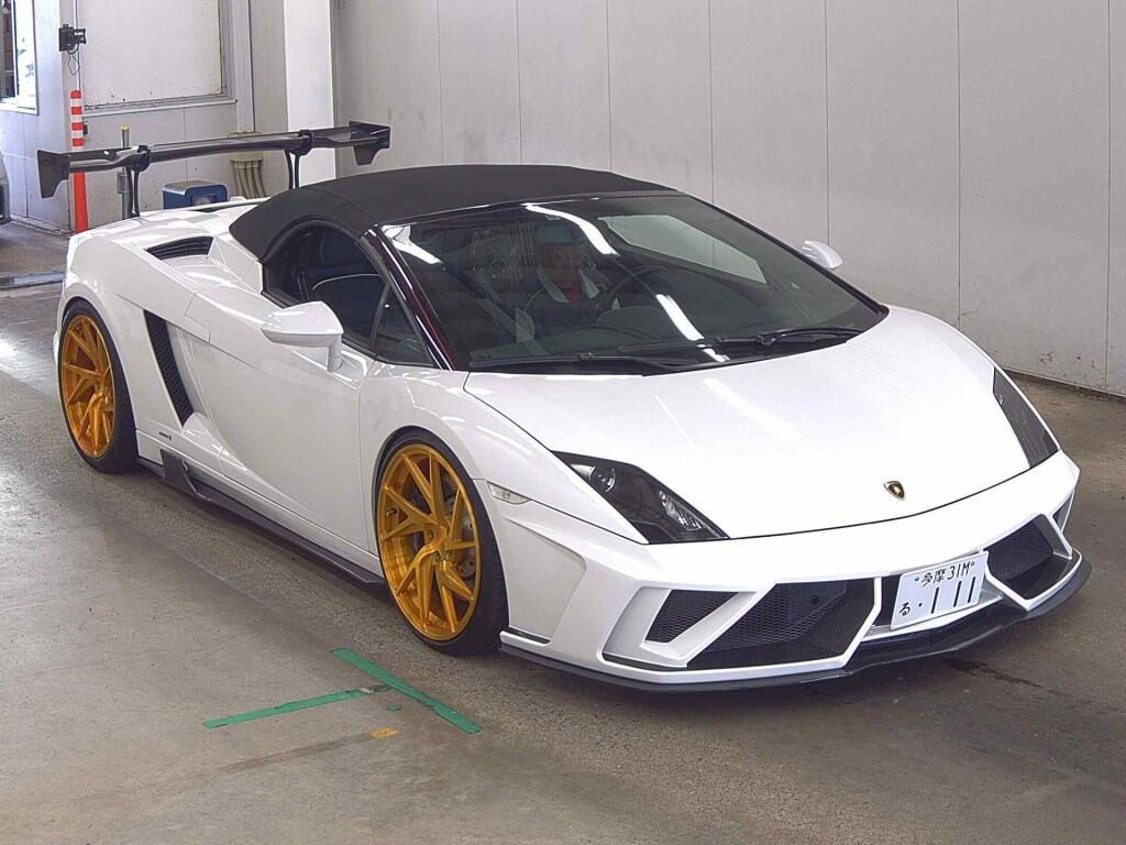 Lamborghini Gallardo Spyder 2011 z aukcji japońskiej