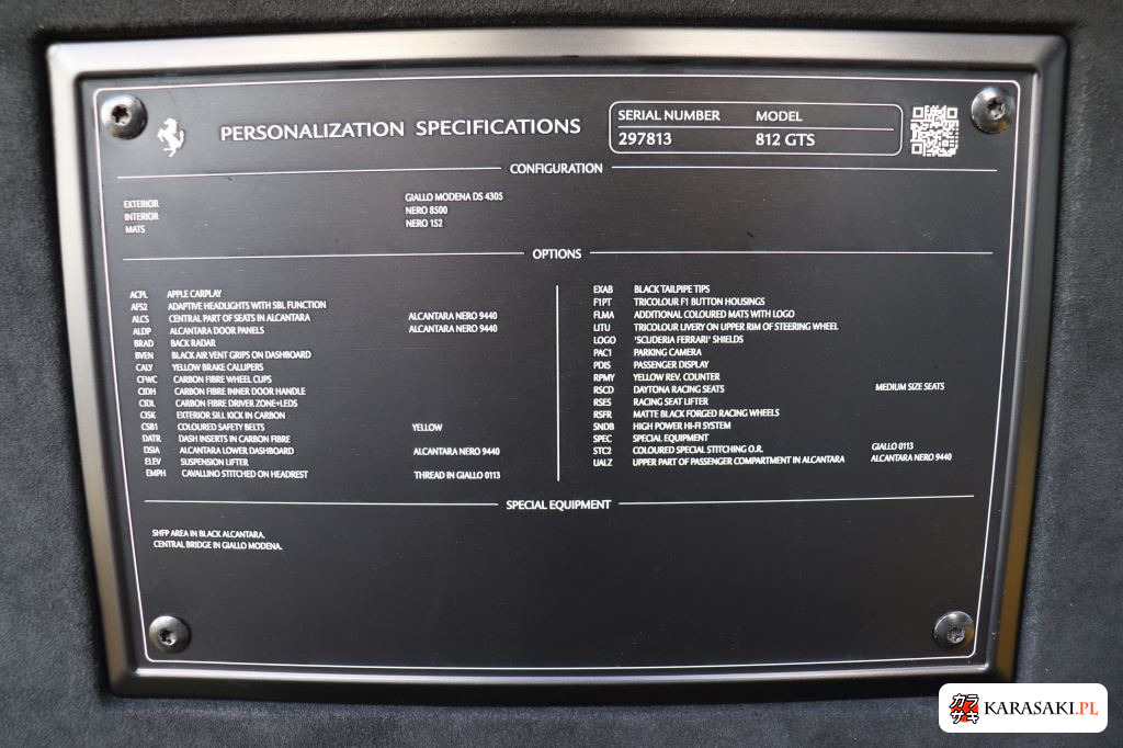 2023 Ferrari 812 GTS Base Grade 9