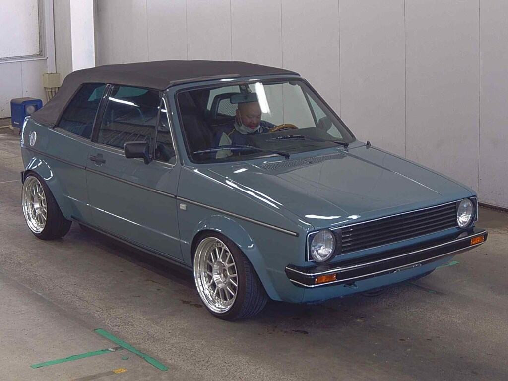Volkswagen Golf Cabrio 1986 z aukcji japońskiej