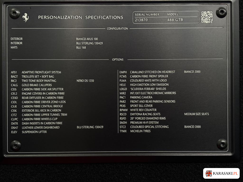 2015 Ferrari 488 GTB Base Grade 9