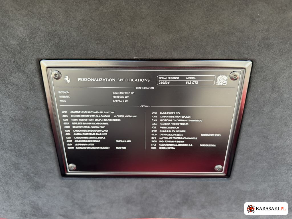2021 Ferrari 812 GTS Base Grade 10