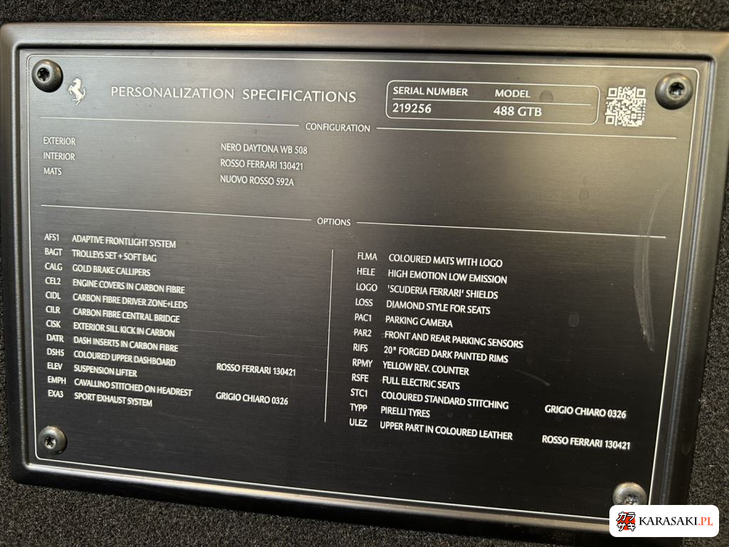 2016 Ferrari 488 GTB Base Grade 15