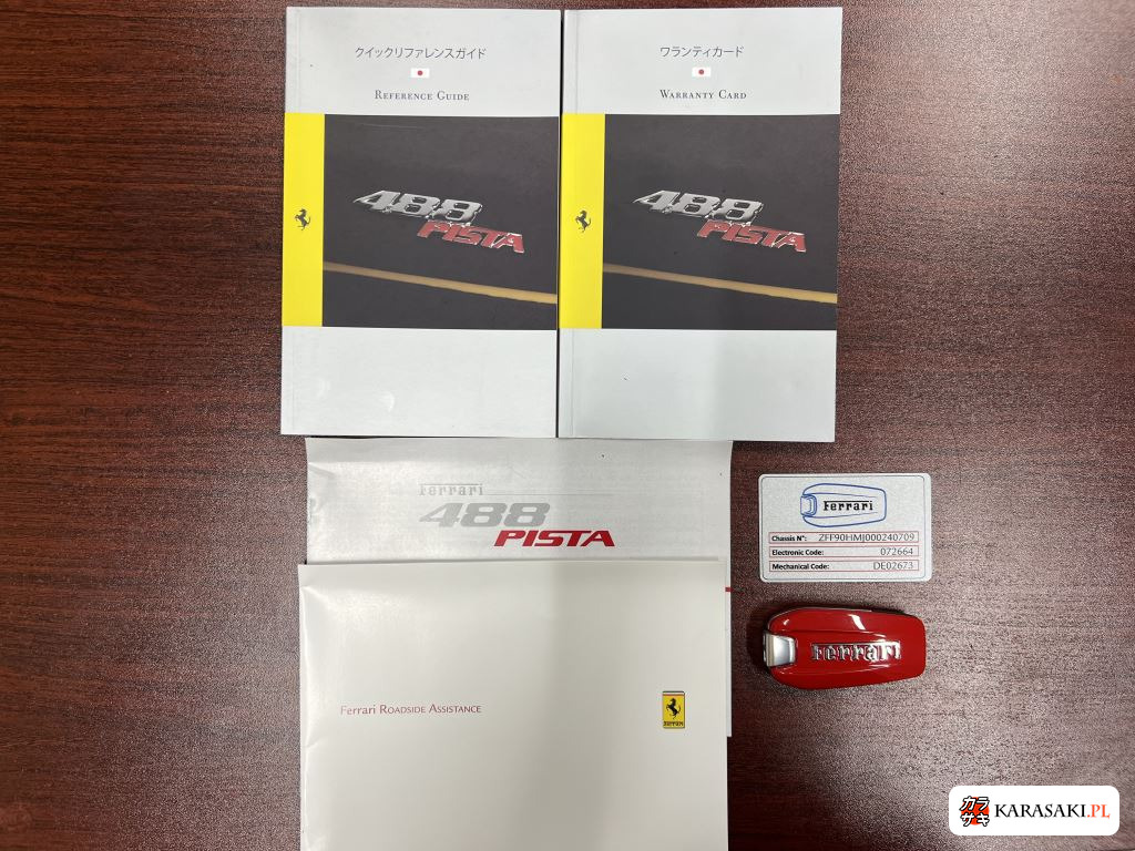 2019 Ferrari 488 Pista Base Grade 7