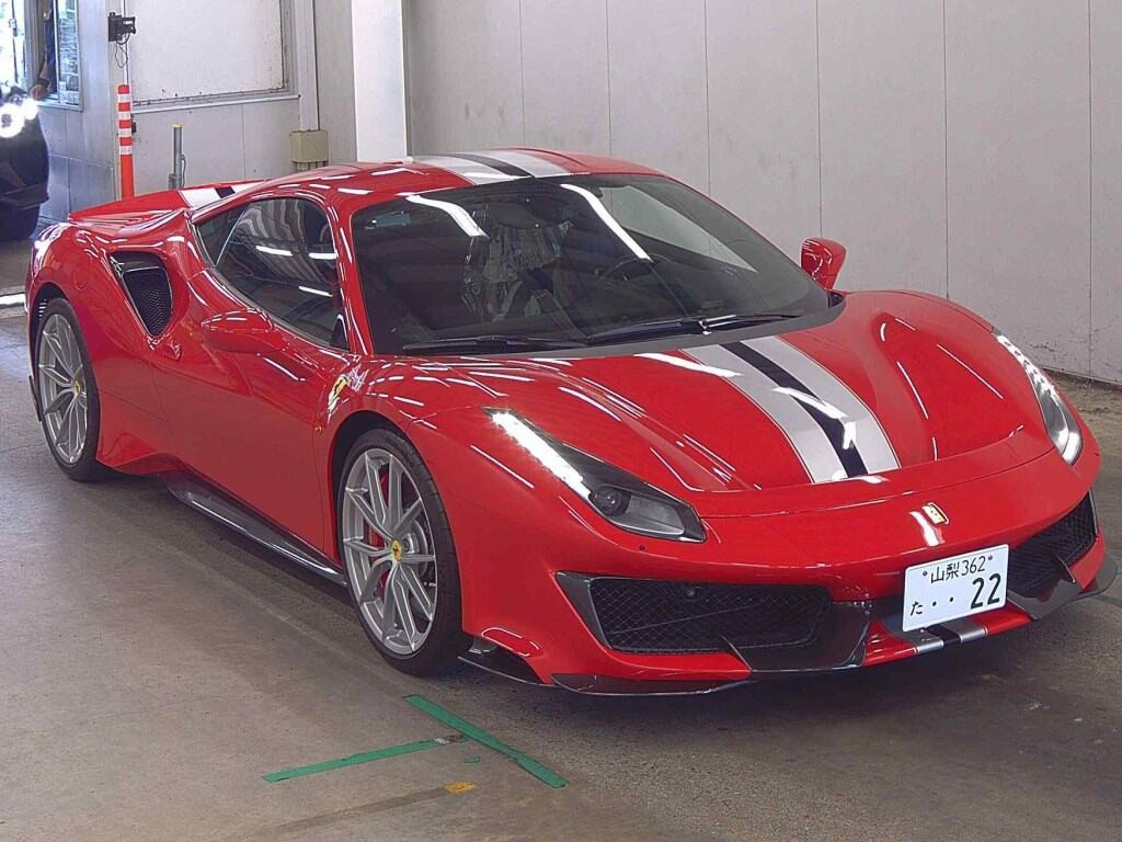 Ferrari 488 Pista 2019 z aukcji japońskiej