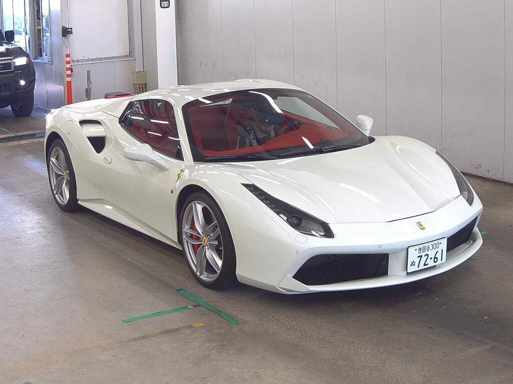 Ferrari 488 Spider 2019 z aukcji japońskiej