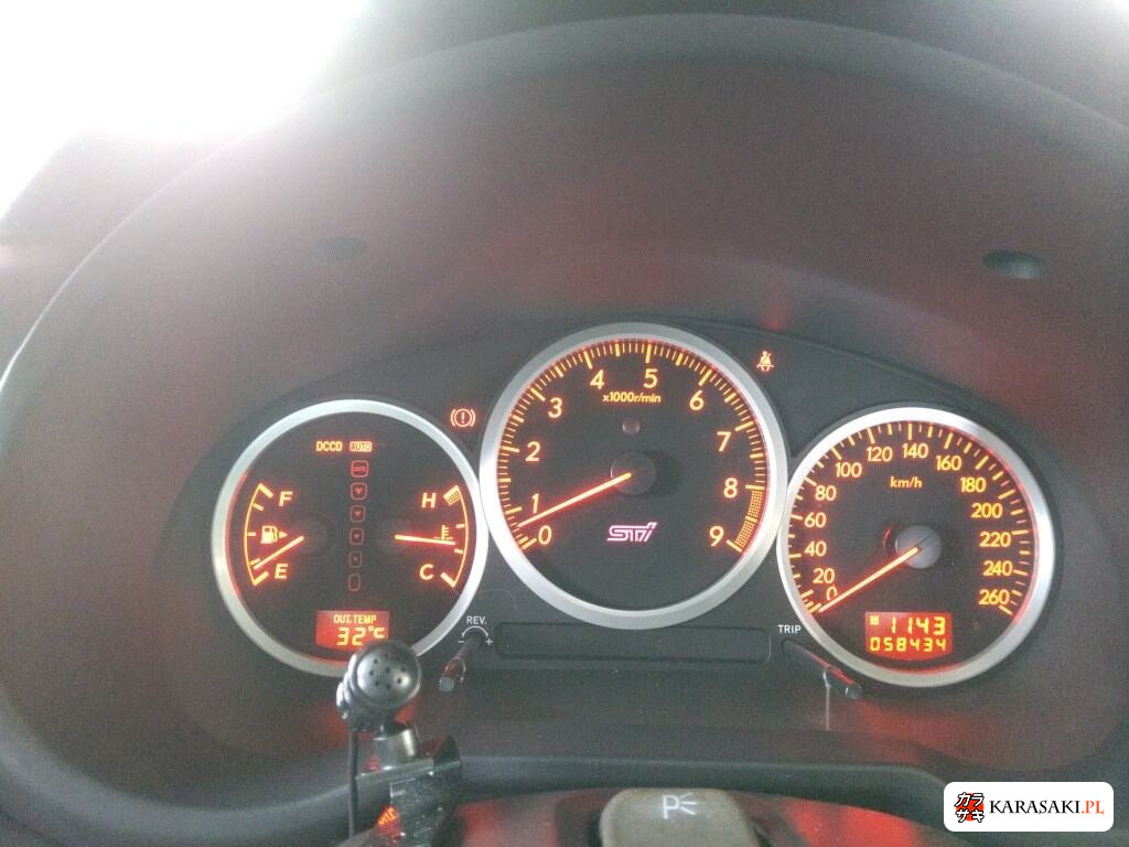 Subaru Impreza 2007 z aukcji japońskiej