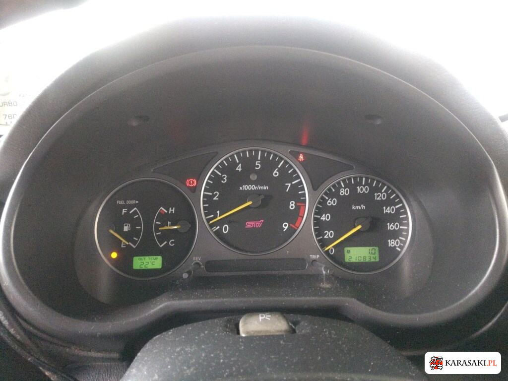 Subaru Impreza WRX 2001 z aukcji japońskiej