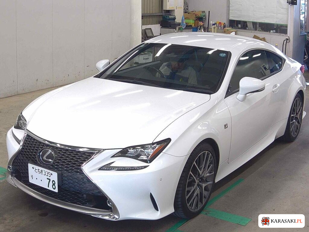 Lexus RC 2018 z aukcji japońskiej