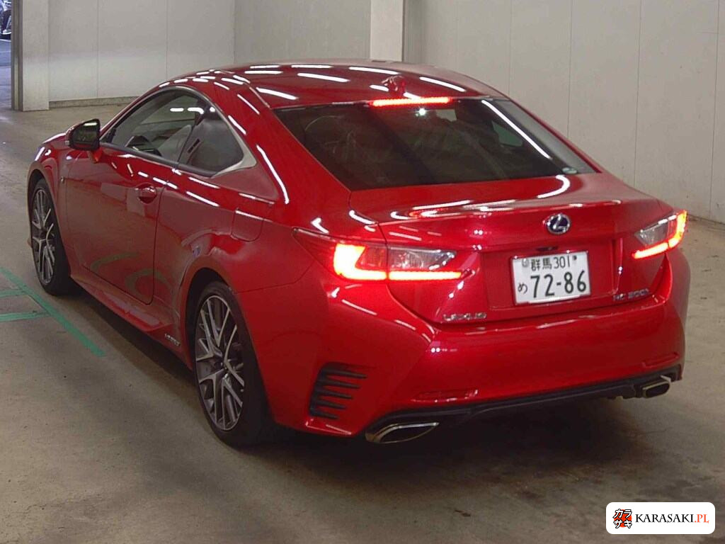 Lexus RC 2015 z aukcji japońskiej