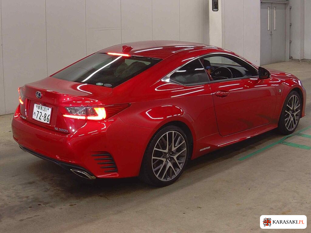 Lexus RC 2015 z aukcji japońskiej