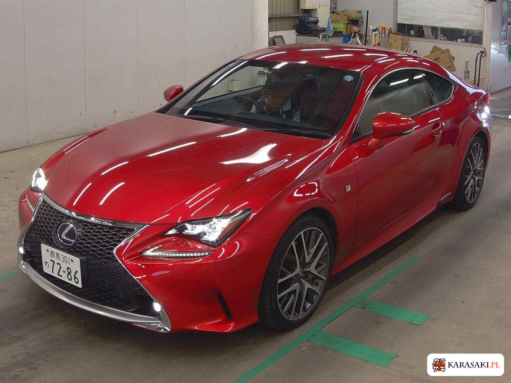 Lexus RC 2015 z aukcji japońskiej