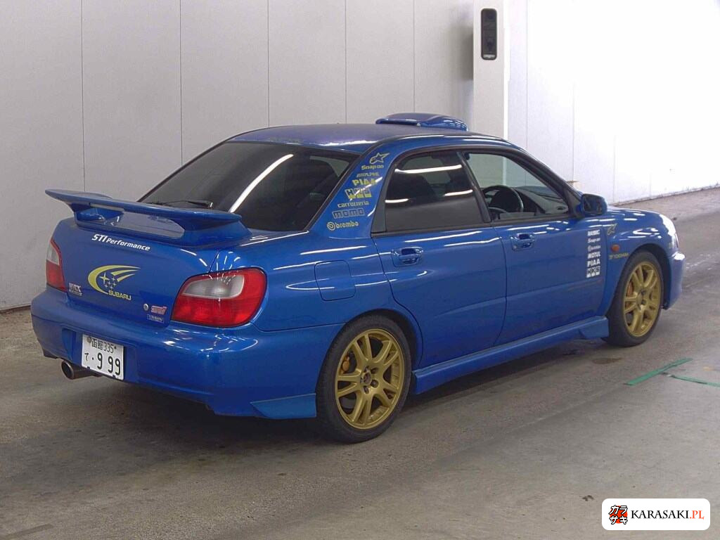 Subaru Impreza WRX 2002 z aukcji japońskiej