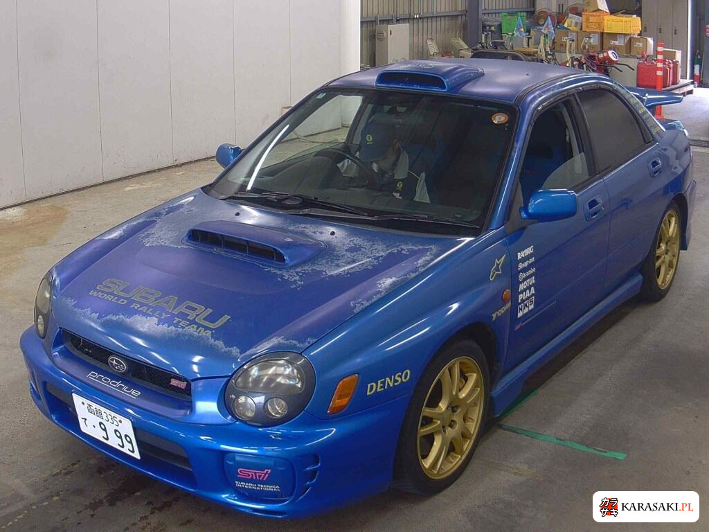 Subaru Impreza WRX 2002 z aukcji japońskiej