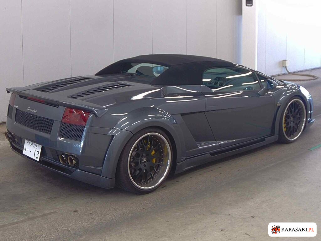 Lamborghini Gallardo Spyder 2007 z aukcji japońskiej