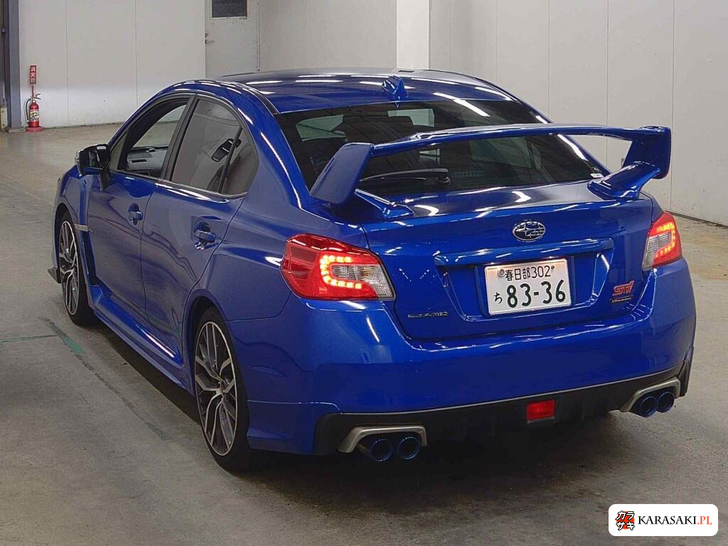 Subaru WRX STI 2019 z aukcji japońskiej