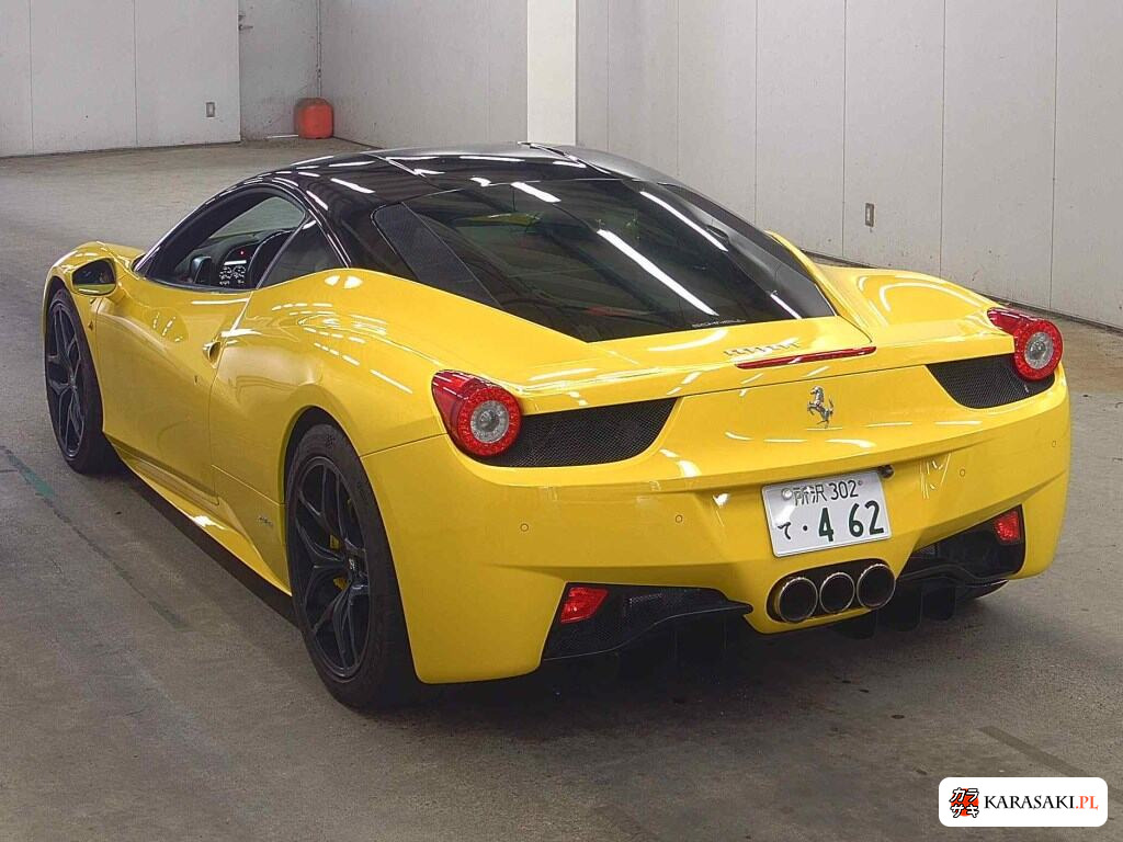 Ferrari 458 Italia 2017 z aukcji japońskiej