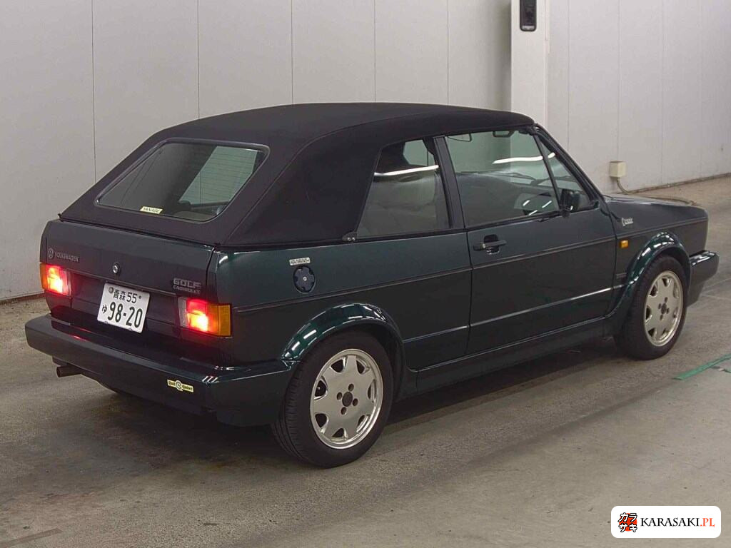 Volkswagen Golf Cabrio 1991 z aukcji japońskiej