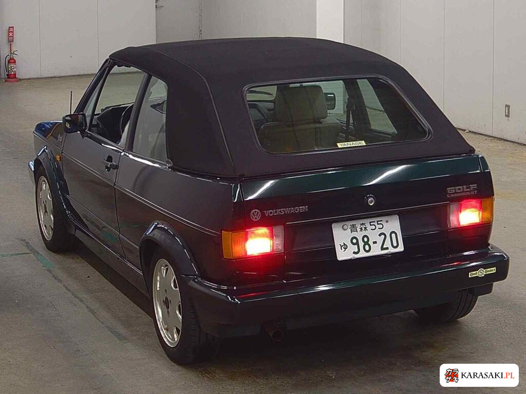 Volkswagen Golf Cabrio 1991 z aukcji japońskiej
