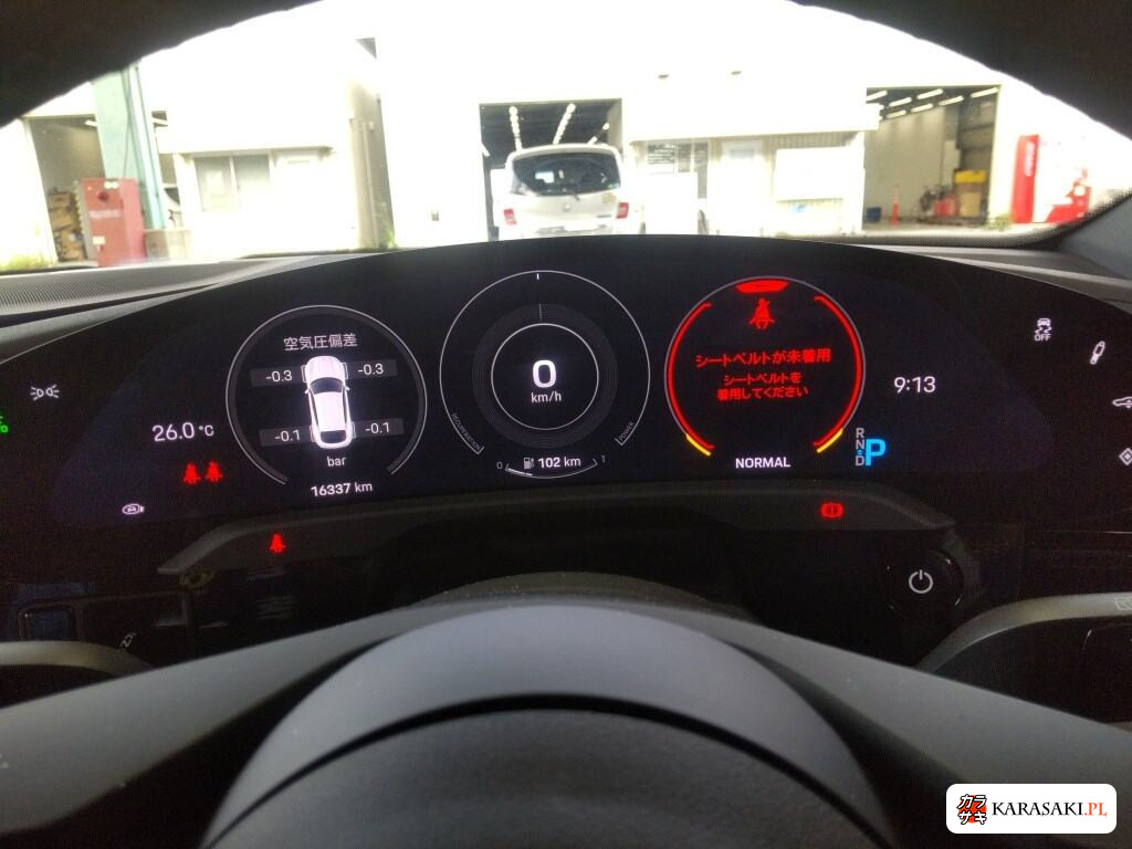 Porsche Taycan 2023 z aukcji japońskiej