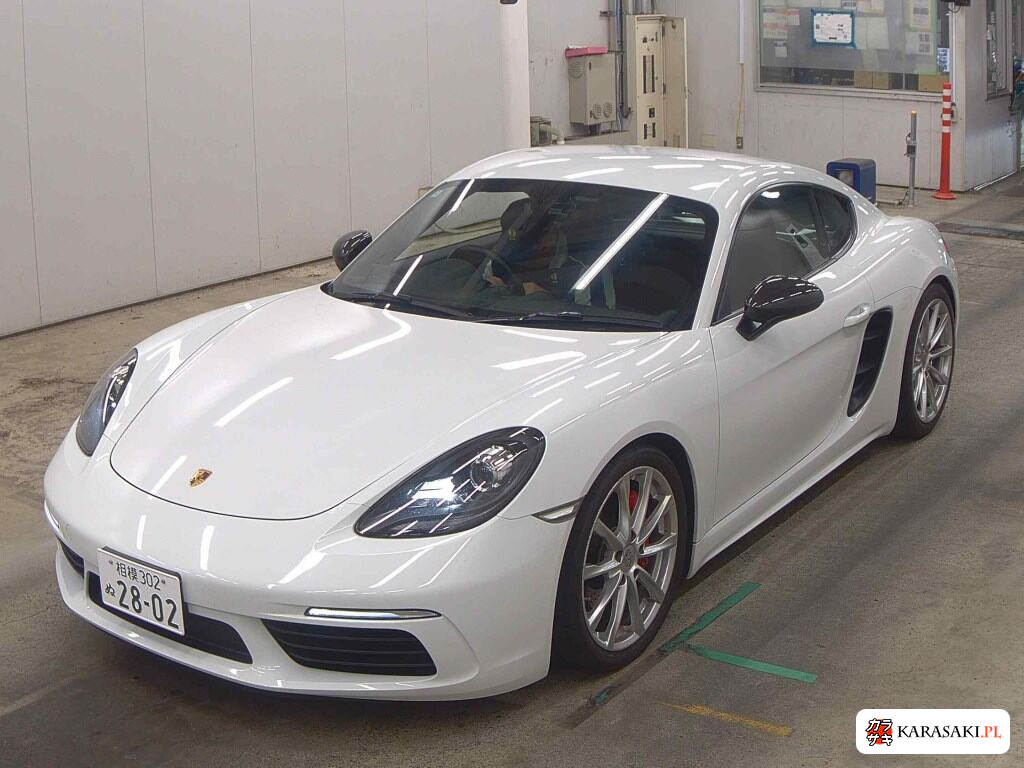 Porsche 718 Cayman 2018 z aukcji japońskiej