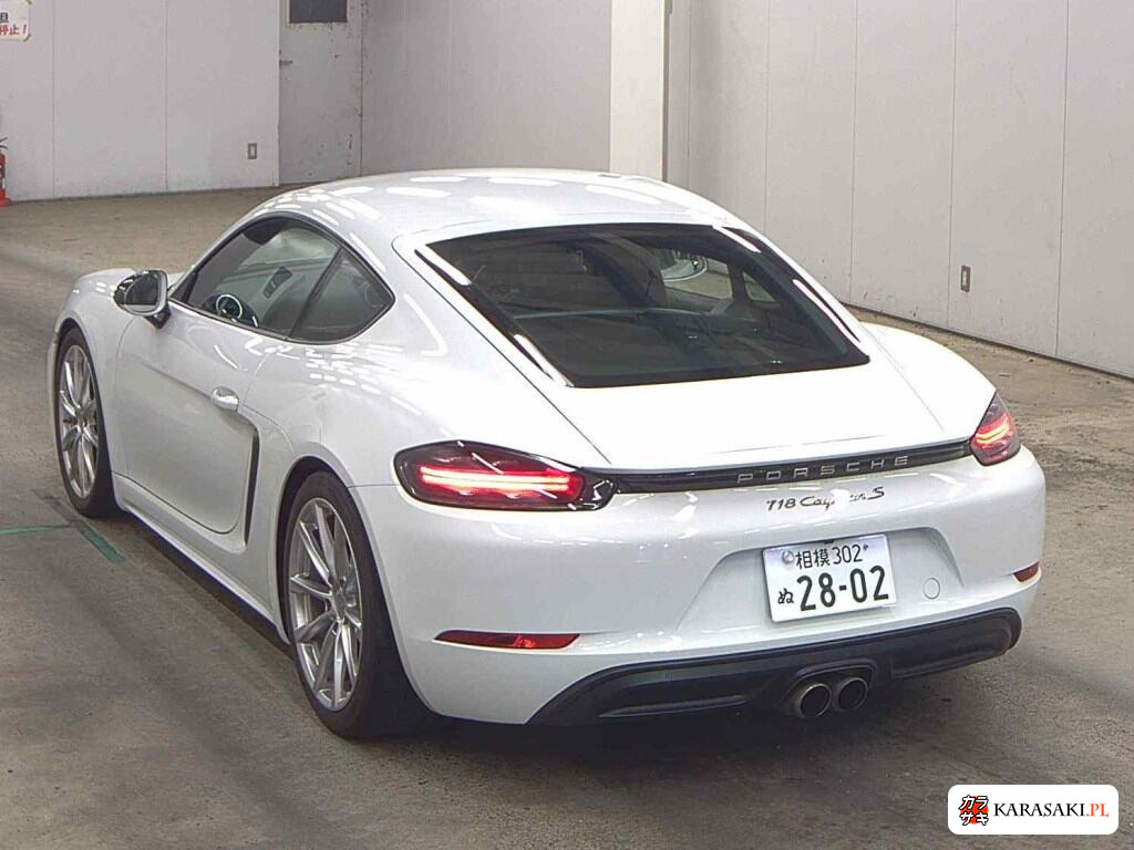 Porsche 718 Cayman 2018 z aukcji japońskiej