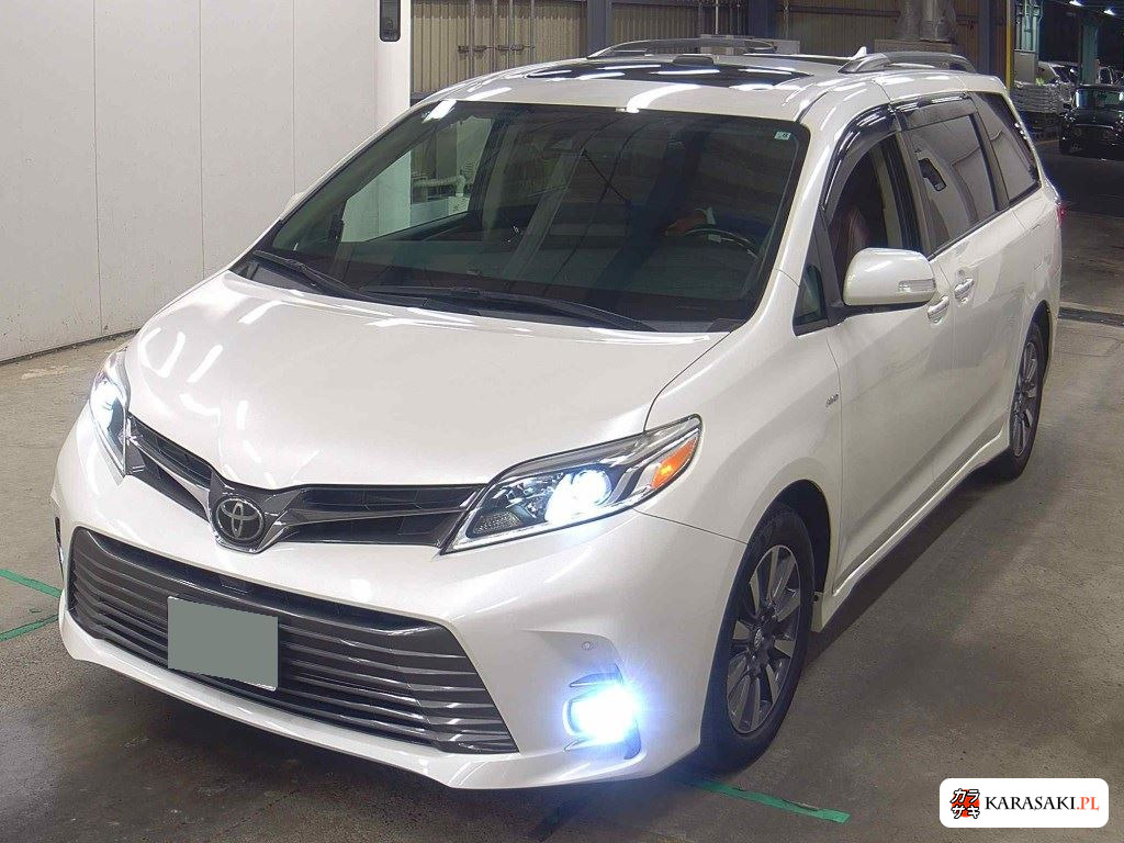 America Toyota Sienna 2019 z aukcji japońskiej