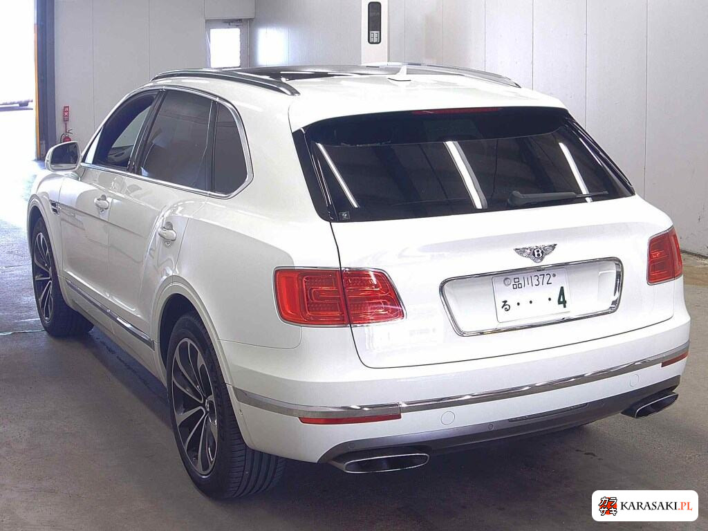 Bentley Bentayga 2016 z aukcji japońskiej