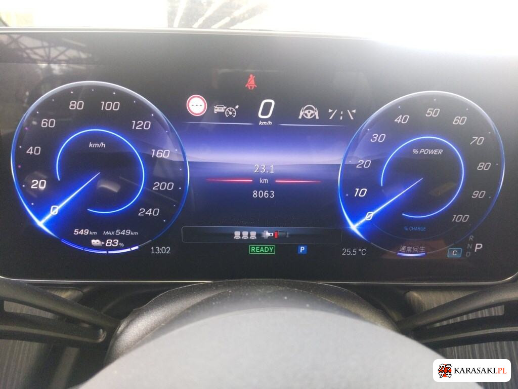 Mercedes-Benz Eqs 2024 z aukcji japońskiej