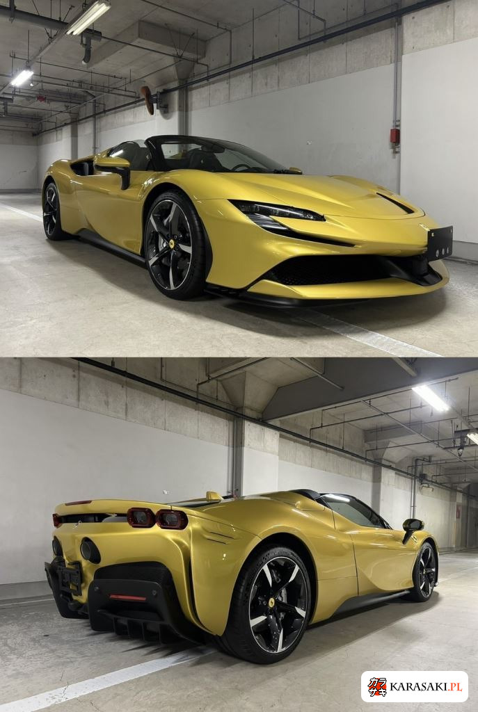 Ferrari SF90 Spider 2023 z aukcji japońskiej
