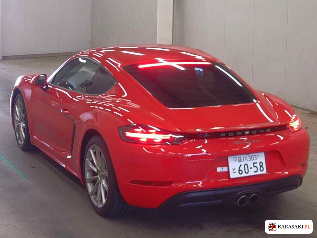 Porsche 718 Cayman 2018 z aukcji japońskiej