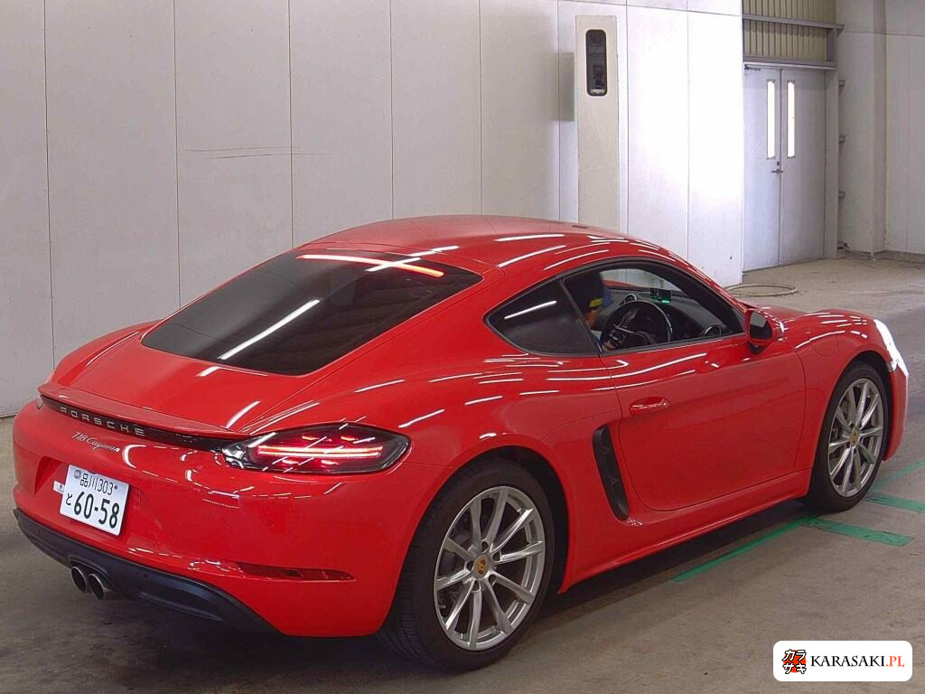 Porsche 718 Cayman 2018 z aukcji japońskiej
