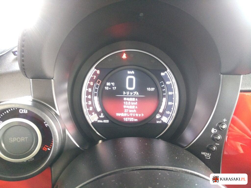 Abarth 595 2021 z aukcji japońskiej