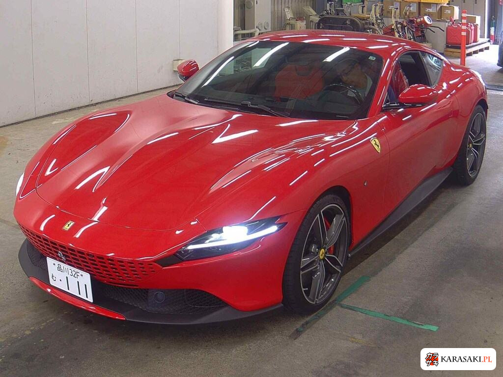 Ferrari Roma 2021 z aukcji japońskiej