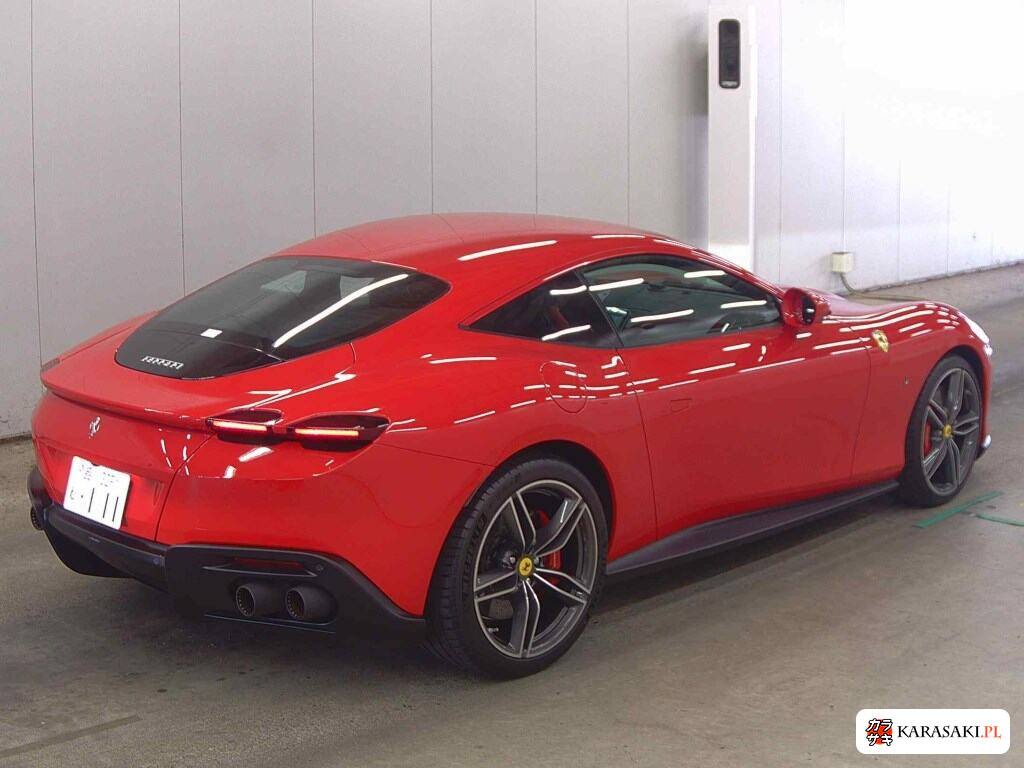 Ferrari Roma 2021 z aukcji japońskiej