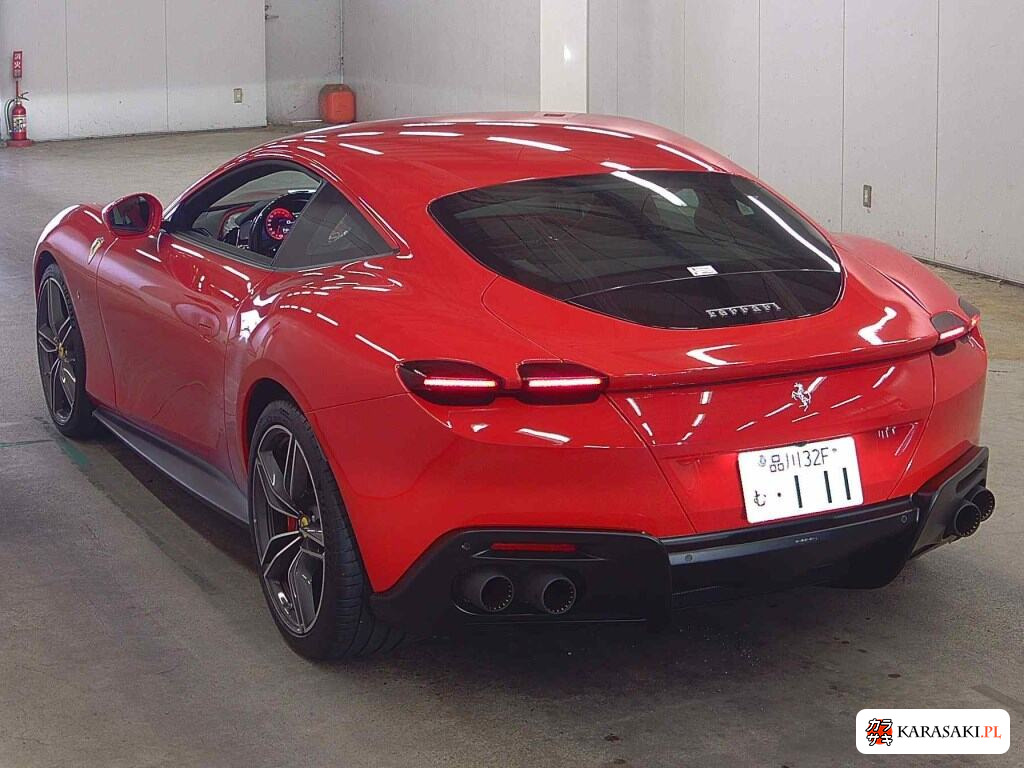 Ferrari Roma 2021 z aukcji japońskiej