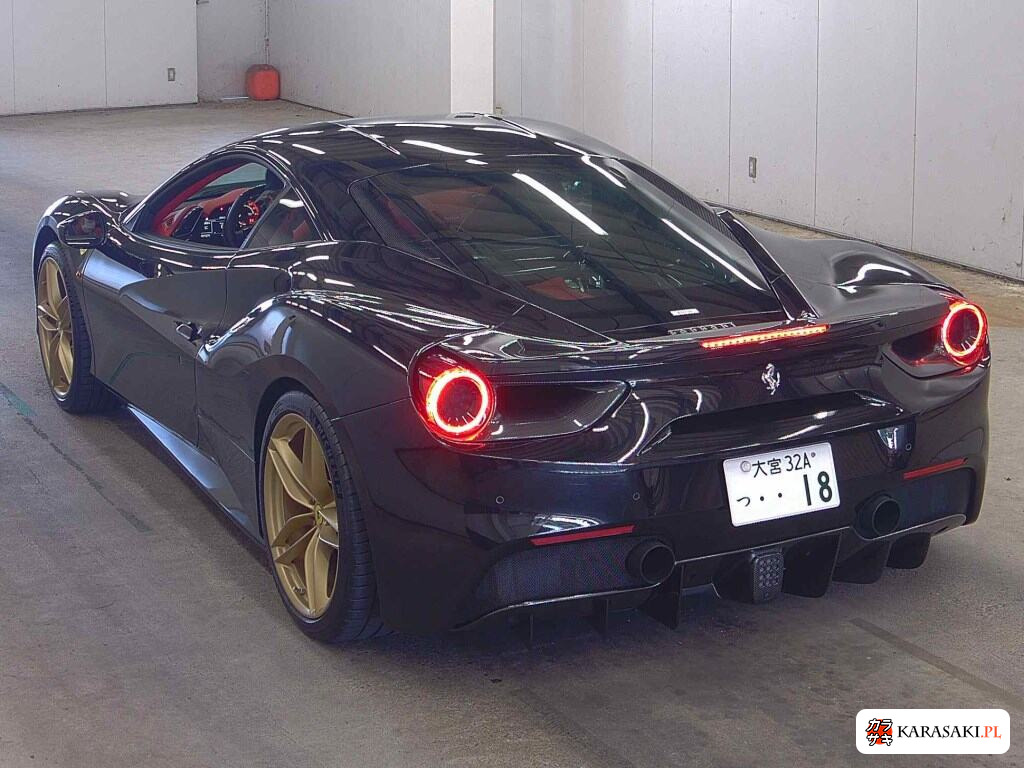 Ferrari 488 GTB 2016 z aukcji japońskiej