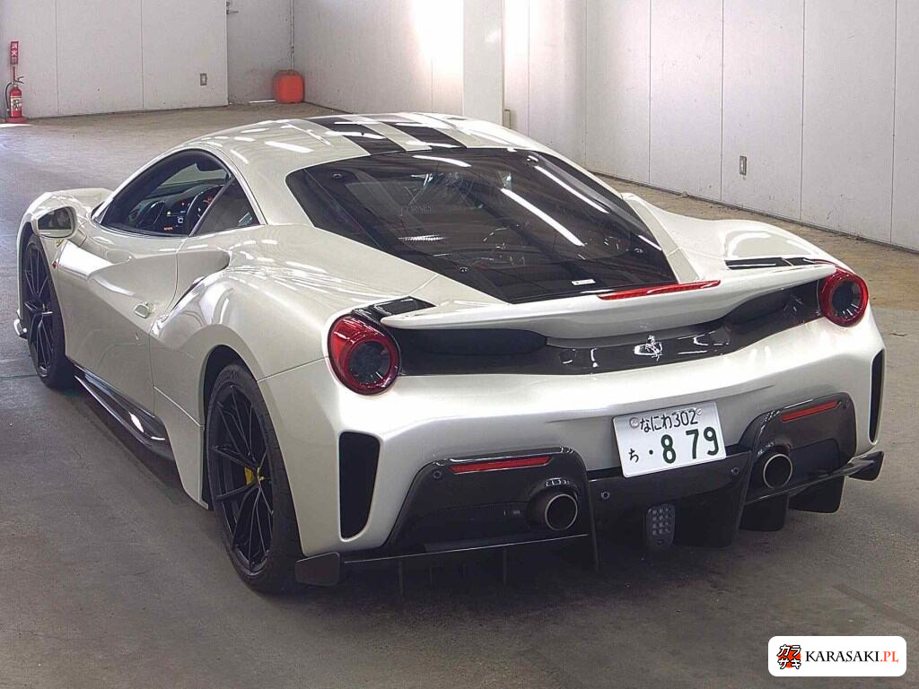 Ferrari 488 Pista 2020 z aukcji japońskiej