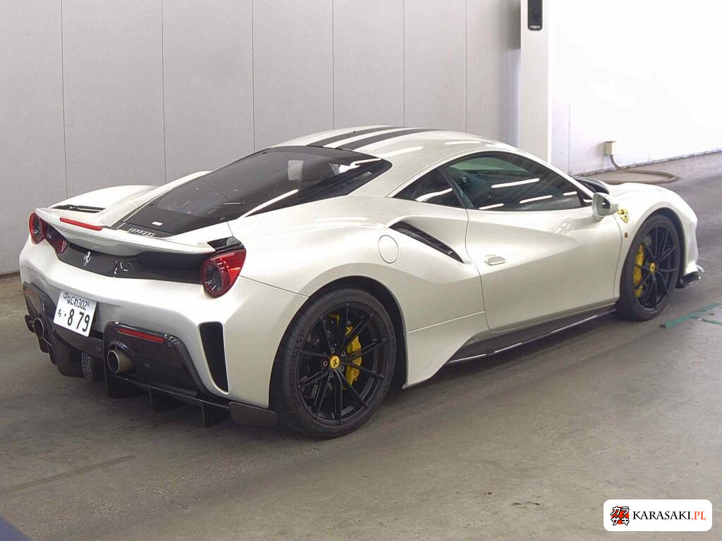 Ferrari 488 Pista 2020 z aukcji japońskiej