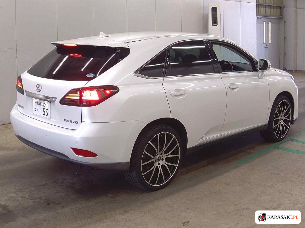 Lexus RX 2011 z aukcji japońskiej