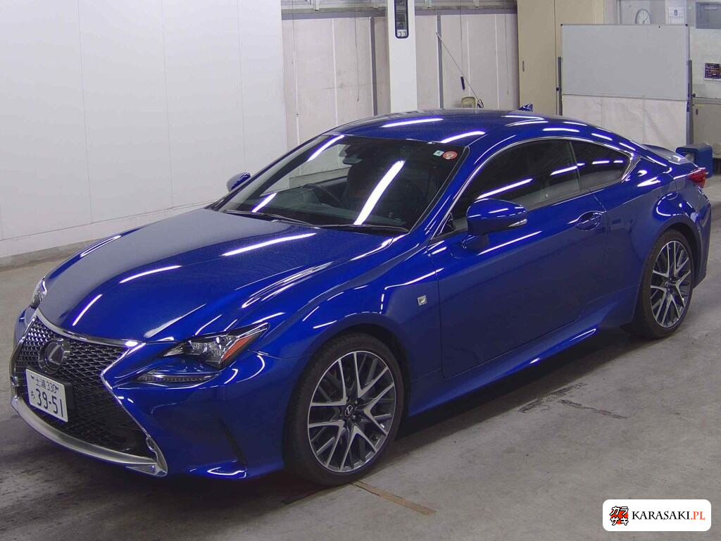 Lexus RC 2018 z aukcji japońskiej