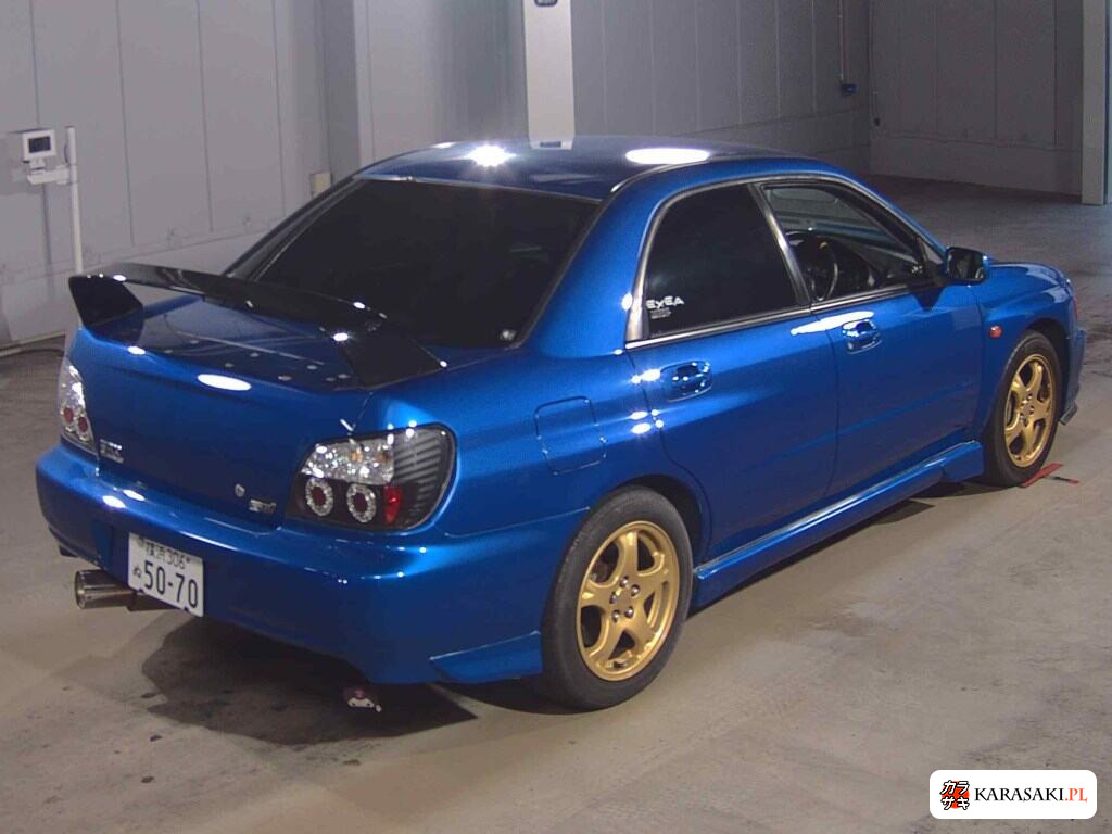 Subaru Impreza WRX 2002 z aukcji japońskiej