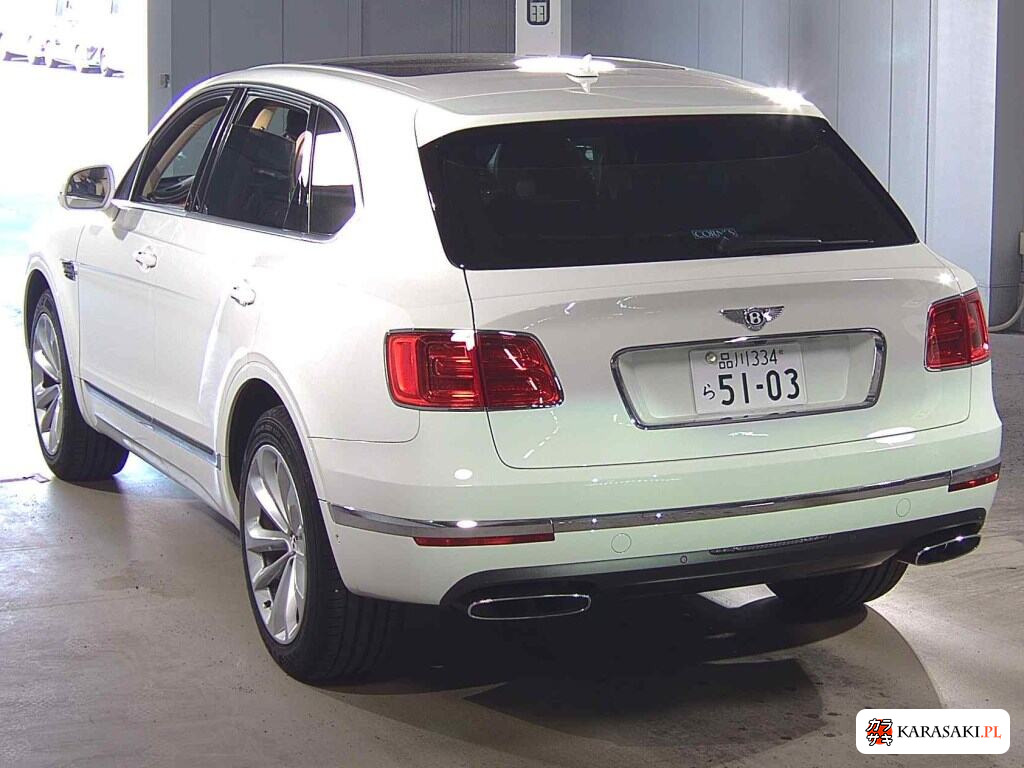 Bentley Bentayga 2016 z aukcji japońskiej