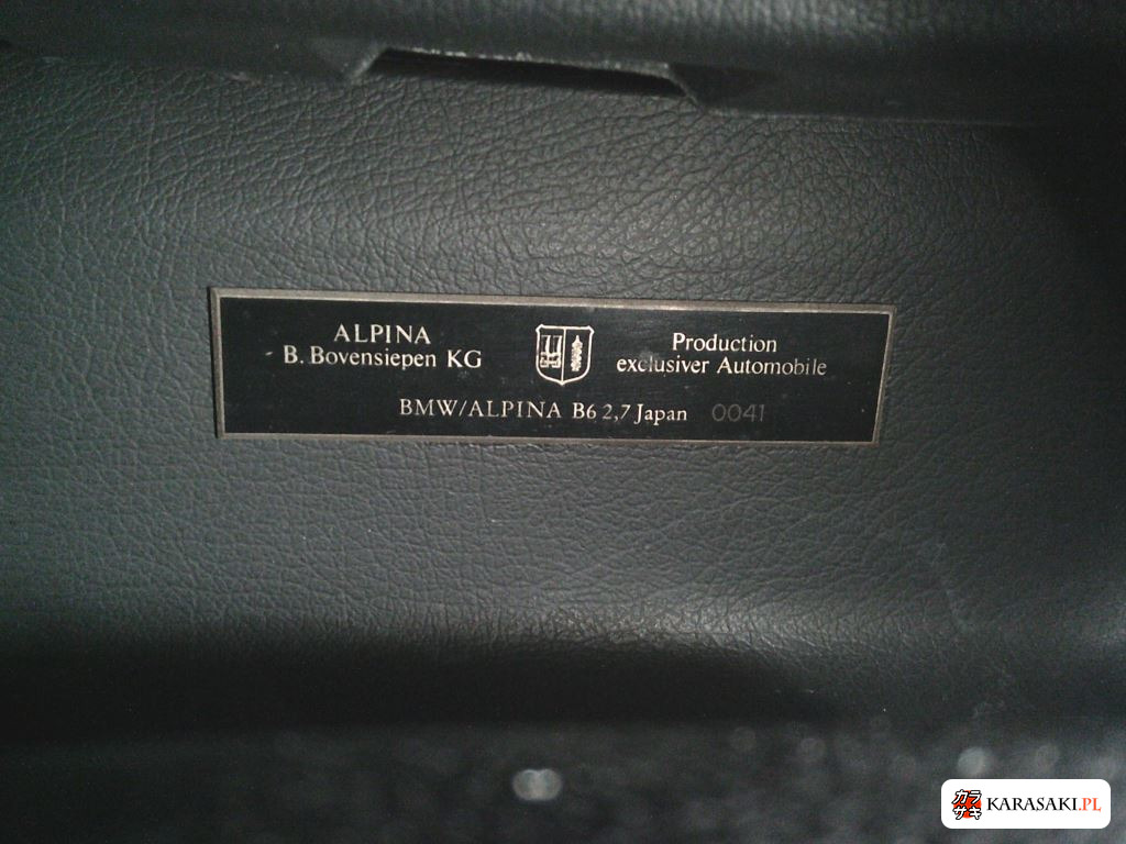 1986 BMW Alpina B6 CP 2.7 13