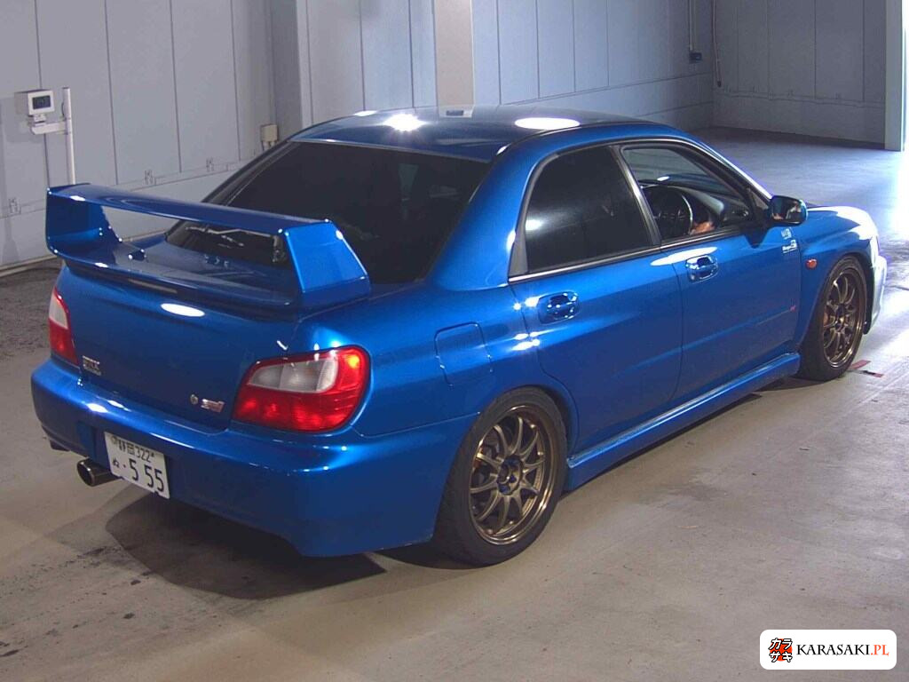 Subaru Impreza WRX 2001 z aukcji japońskiej