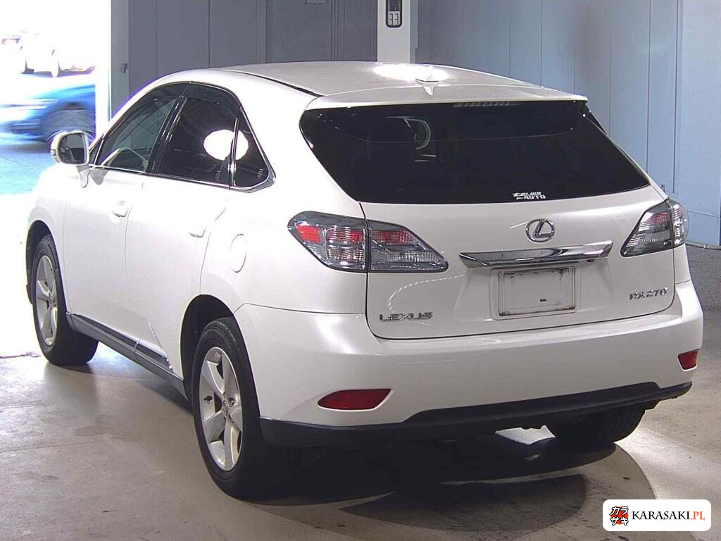 Lexus RX 2011 z aukcji japońskiej
