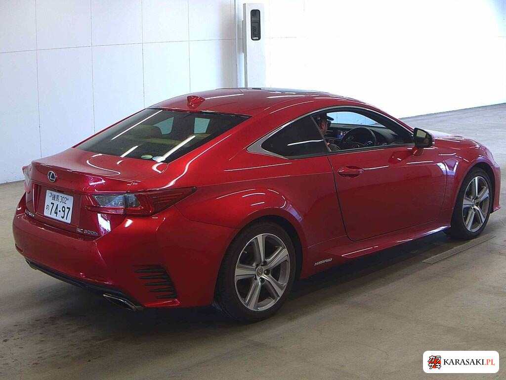 Lexus RC 2015 z aukcji japońskiej