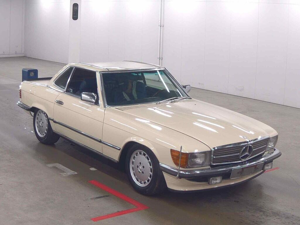 Mercedes Benz SL 1988 z aukcji japońskiej