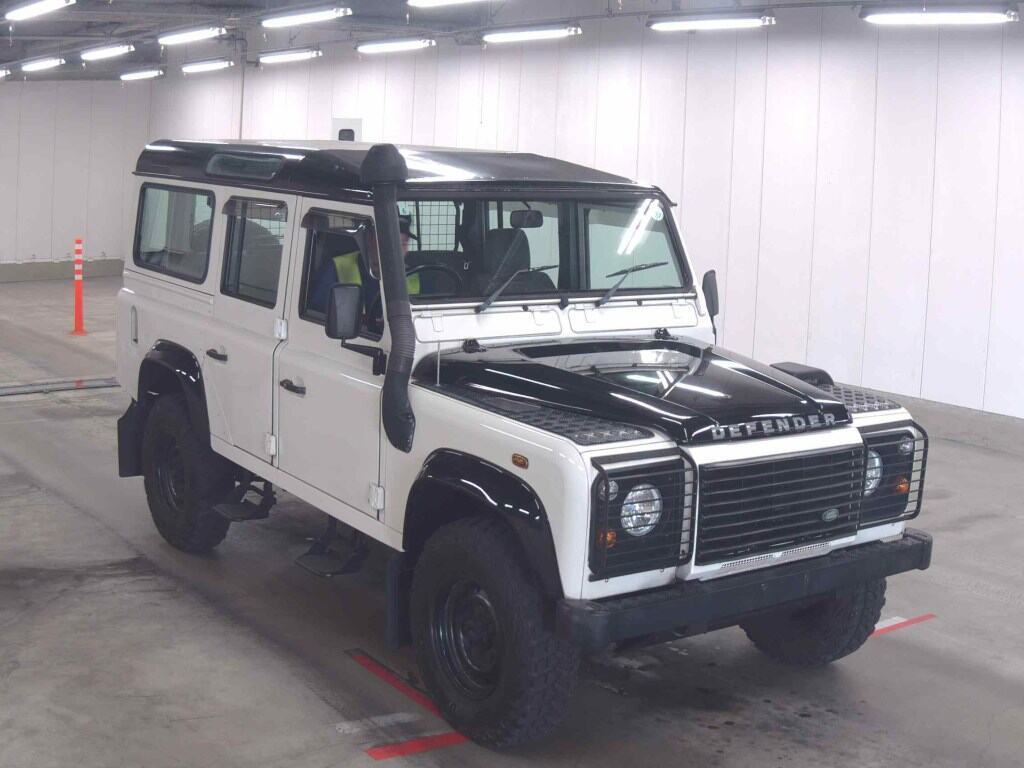 Land Rover Defender 2002 from a Japanese auction